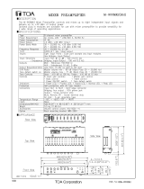 TOA M-900MK2 HH Specification Data