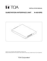 TOA N-8010RS CE User manual