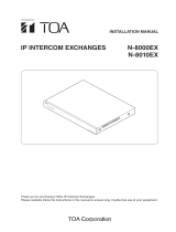TOA N-8000EX CE User manual