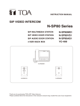 TOA N-SP80MS1 User manual