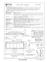 TOA PW-1430SB Specification Data