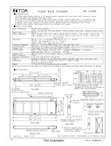 TOA PW-1430DW Specification Data