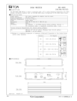 TOA RW-4800 ER Specification Data