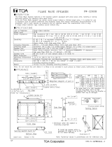 TOA PW-1230SB Specification Data
