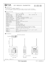 TOA S5.3-BTX-D2W/G2W Specification Data