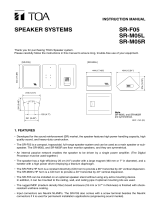 TOA SR-M05L User manual