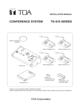 TOA TS-910 CE/CE-AU/CE-GB/CN/KR/US User manual