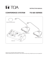 TOA TS-920RC 1CE/3CU/4CE/-CN User manual