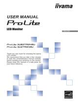 iiyama ProLite XUB2792HSU-B1 User manual