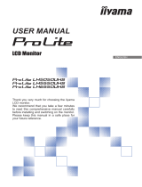 iiyama ProLite LH5050UHS-B1 User manual