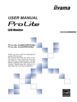 iiyama ProLite XUB2395WSU-B1 User manual