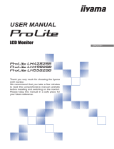 iiyama ProLite LH4282SB-B1 User manual