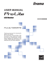 iiyama ProLite T2253MTS-B1 User manual