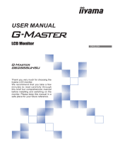 iiyama G-MASTER GB2888UHSU-B1 User manual