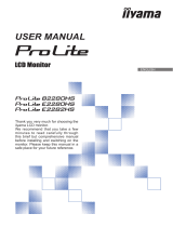 iiyama ProLite B2280HS-W1 User manual