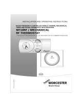 Worcester-Bosch MT10RF Mechanical Thermostat (01.07.2009-onwards) Owner's manual