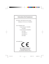 NEC MultiSync® LCD1525S Owner's manual