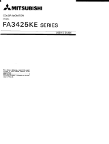 NEC FA3425KE Owner's manual