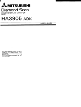 NEC DiamondScan HA3905 ADK Owner's manual