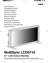 NEC MultiSync® LCD5710 Owner's manual