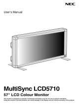NEC MultiSync® LCD5710 User manual