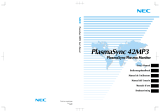 NEC PlasmaSync® 42VM3 Owner's manual