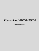 NEC PlasmaSync® 42VP2 Owner's manual