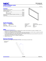 NEC PlasmaSync® 42XM4 Owner's manual