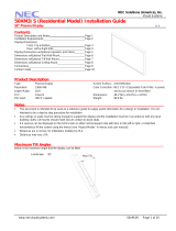 NEC PlasmaSync® 50XM3 Owner's manual
