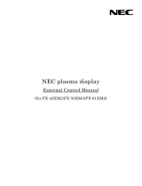 NEC PlasmaSync® 50XM3 Owner's manual