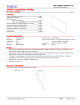 NEC PlasmaSync 50XR4A Owner's manual
