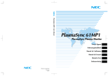 NEC PlasmaSync® 61XM1 Owner's manual