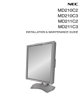 NEC MD210C3 Owner's manual
