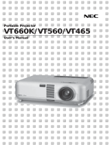 NEC VT465 Owner's manual