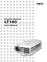 NEC LT180 Owner's manual