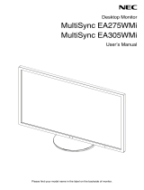 NEC MultiSync EA305WMi Owner's manual