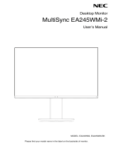 NEC MultiSync EA245WMi-2 Owner's manual