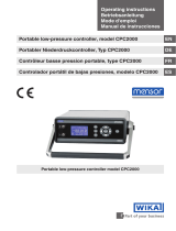 mensor CPC2000 Operating instructions