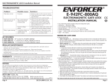 ENFORCER E-942FC-800AQ Installation guide