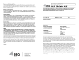 bsg K34 Operating instructions