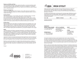 bsg F22 Operating instructions