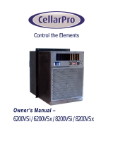 CellarPro 8200VSi Cooling Unit Owner's manual
