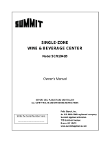 Summit SCR1841BCSS User manual