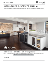 U-Line UHBV124-SG31A User manual