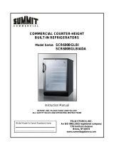 Summit Commercial SCR600BGLBITB User manual