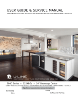 U-Line 2224RGL User manual