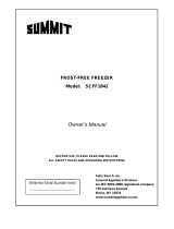 Summit SCFF1842IF User manual