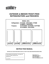 Summit SCFF1533BCSS User manual