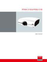 Barco PFWX-51B User manual