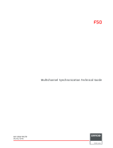 Barco F50 1080 User guide